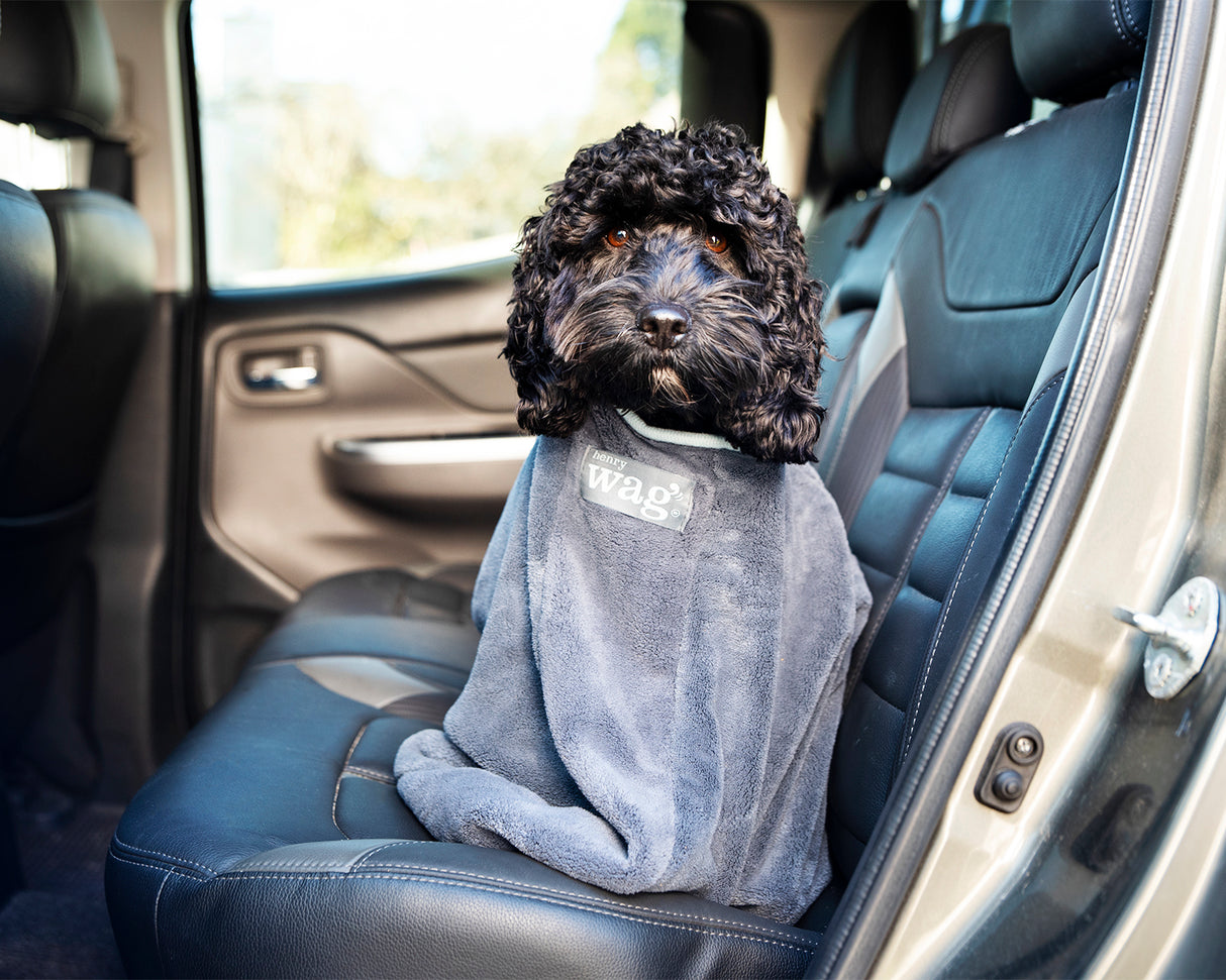 Henry Wag honden droogzak - microvezel - Maat M