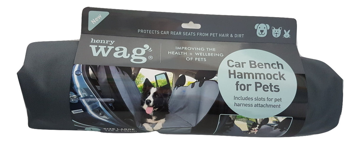 Henry Wag huisdier auto hangmat - autodeken voor hond - 120 x 53 x 40cm