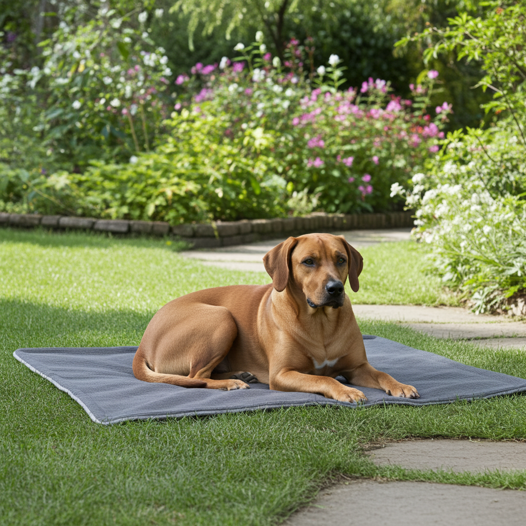 Comfortable dog cushion Joey - black - dog mattress - anti-slip bottom - soft polyester sponge - easy to clean