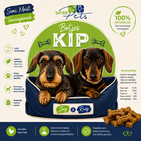 Joey & Rudy Botjes Kip – zachte hondensnoepjes met kip