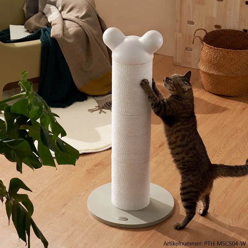 Katten krabpaal - voor alle katten - krabmeubel - groen en wit