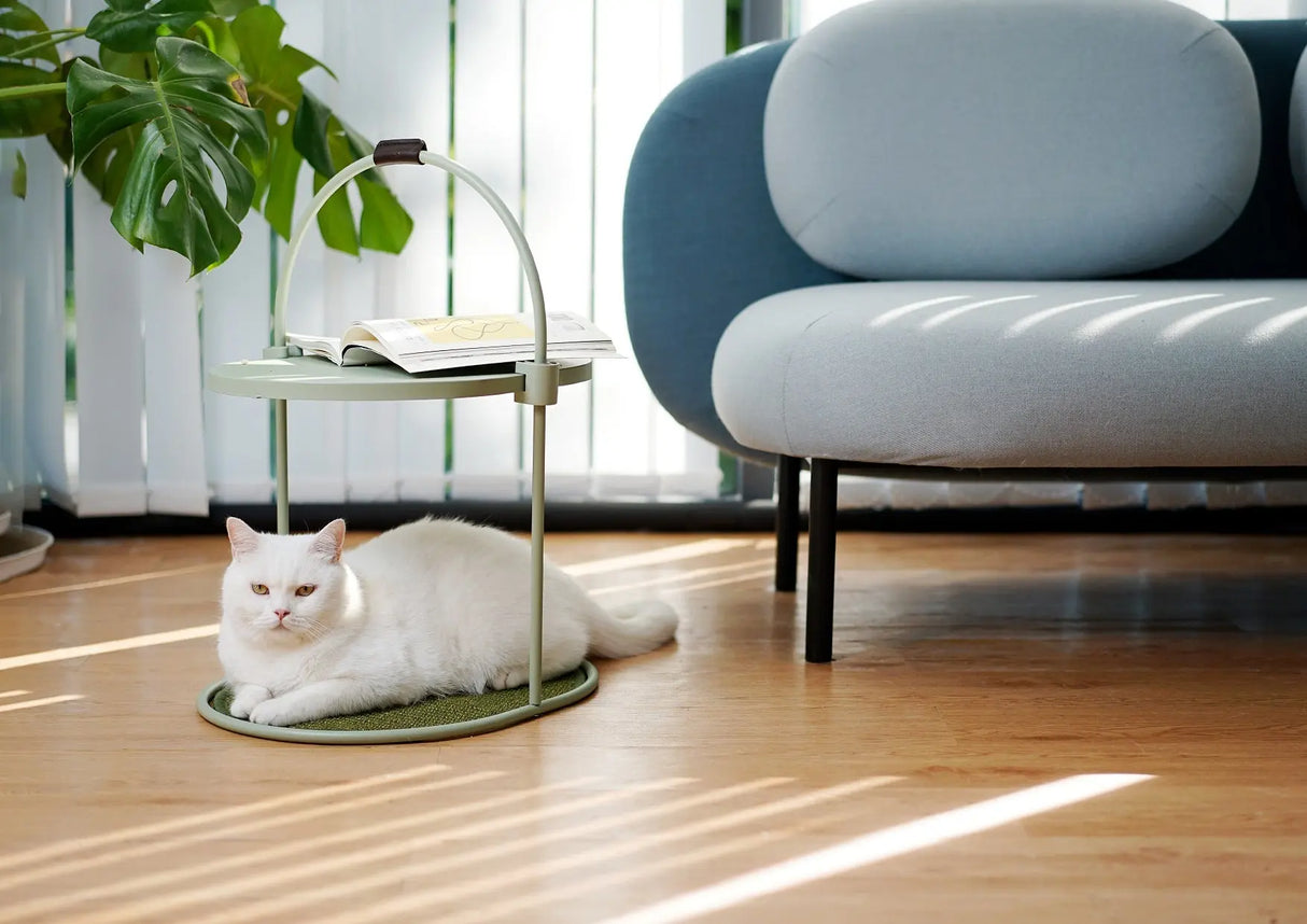 Katten krabplank - 3 in 1 krabmeubel - mossgroen
