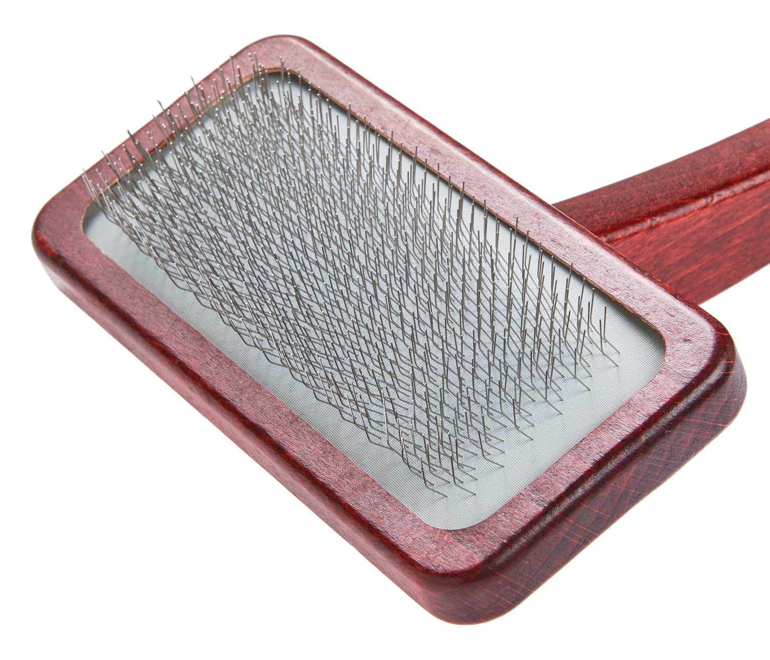Brosse à poils lisses MAXIPIN pour chiens et chats - Taille L