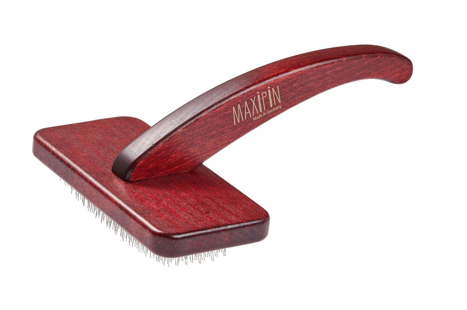 Brosse à poils lisses MAXIPIN pour chiens et chats - Taille L