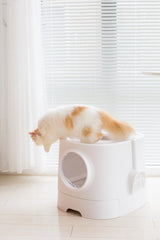 Kattenbak SPACE serie - Kattentoilet Wit SpirePets