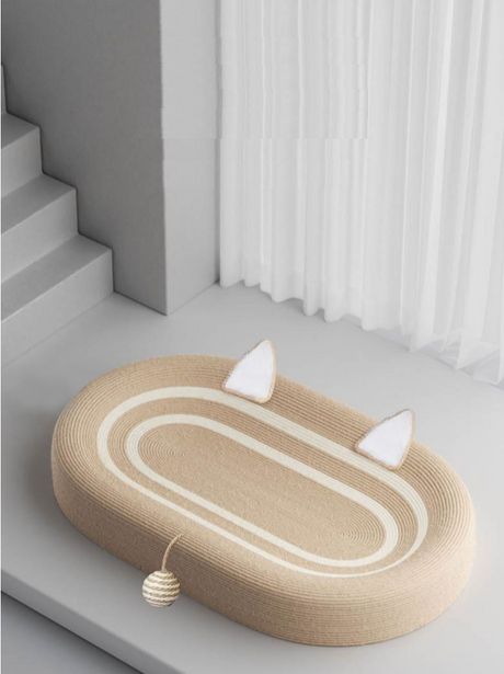 Kattenbed en krabplank voor katten - Oval Face Cat - SpirePets