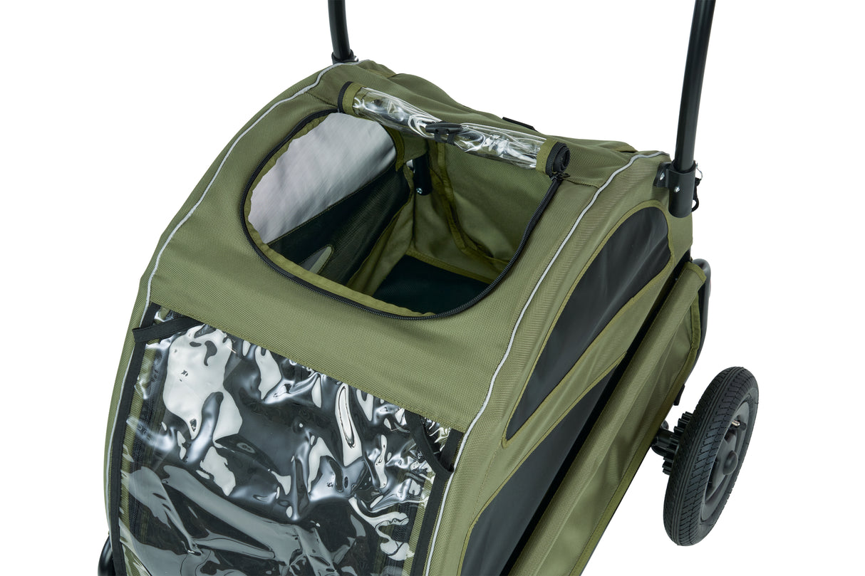 AIRBUGGY Twinkle Moss Green – Luxe Hondenbuggy - SpirePets
