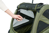 AIRBUGGY Twinkle Moss Green – Luxe Hondenbuggy - SpirePets
