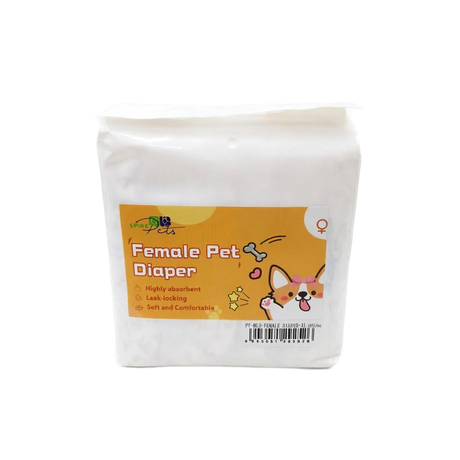 Hondenluiers voor Teefje – Super absorberend en comfortabel - SpirePets