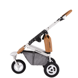 BELLO Stroller for dogs - up to 2 or 3 dogs possible - 4 wheels - Foldable
