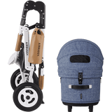 AirBuggy Dome 3 Premier Set Large Bleu Marine – Confort luxueux pour votre animal