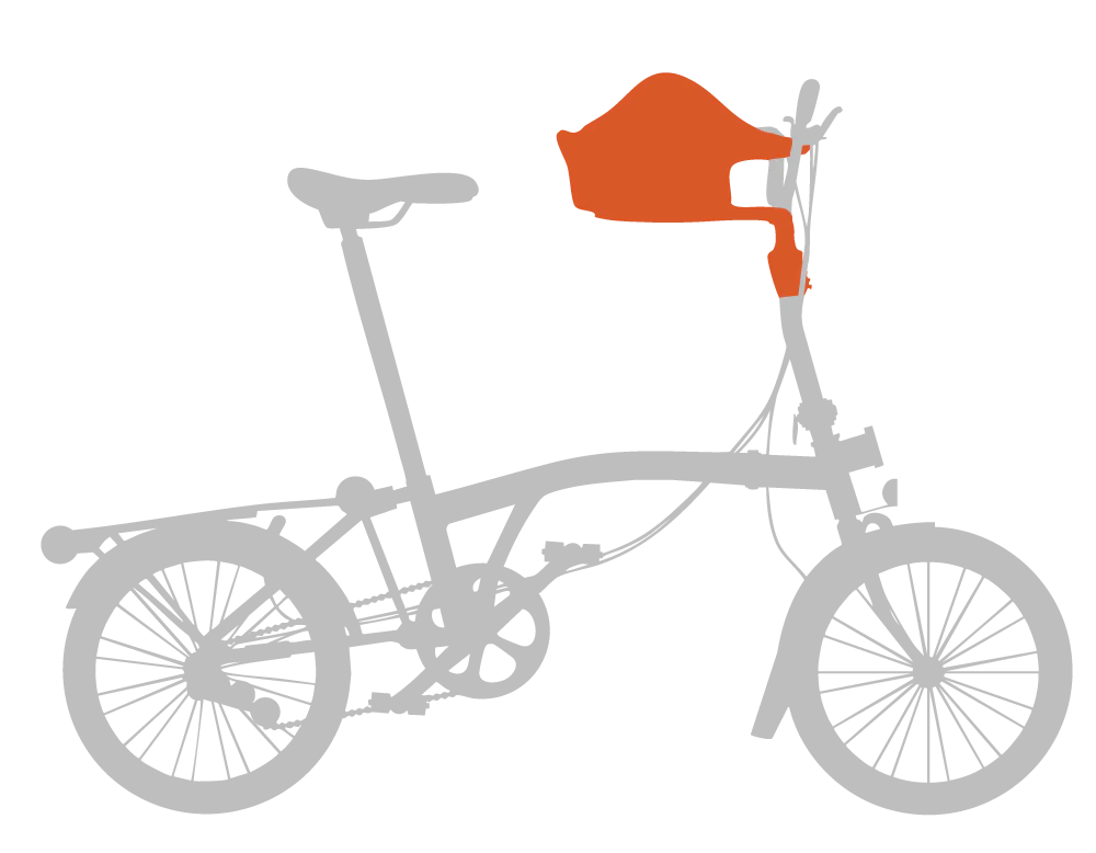 Brook & Breeze Canine Copilot Folding Bike Adapter voor Brompton en Dahon
