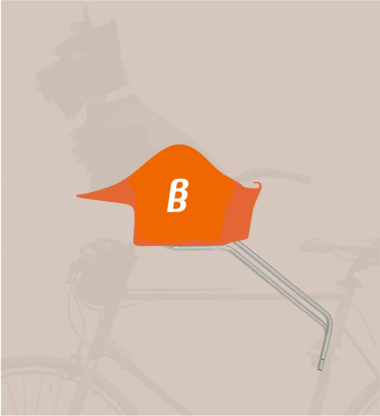 Brook & Breeze Canine Copilot Rear Support Mount – Achterbevestiging voor hondenfietsmand