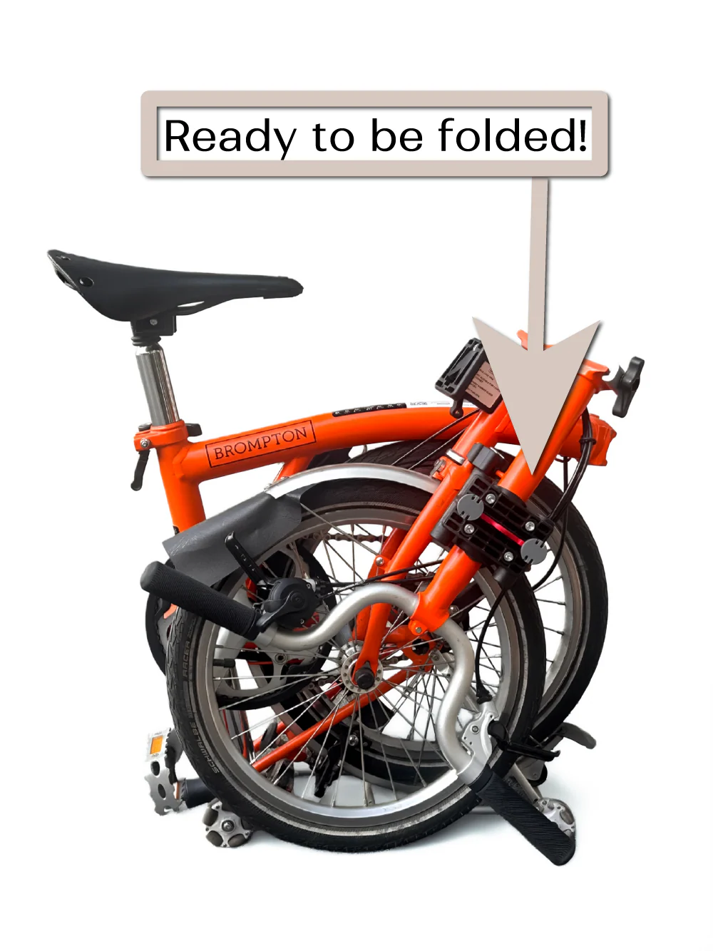 Brook & Breeze Canine Copilot Folding Bike Adapter voor Brompton en Dahon