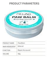 Katten en honden pootbalsem | blik 60gram paw balm | pootverzorging | opfrissen van uw huisdier | huisdieren verzorging - SpirePets