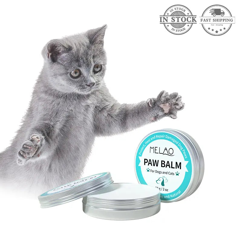 Katten en honden pootbalsem | blik 60gram paw balm | pootverzorging | opfrissen van uw huisdier | huisdieren verzorging - SpirePets