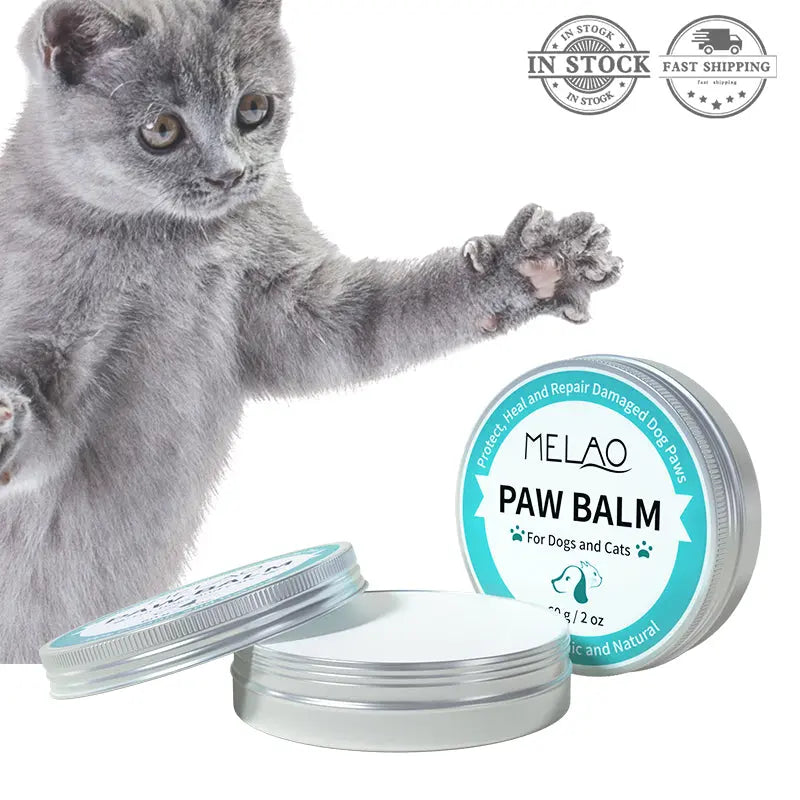 Katten en honden pootbalsem | blik 60gram paw balm | pootverzorging | opfrissen van uw huisdier | huisdieren verzorging - SpirePets