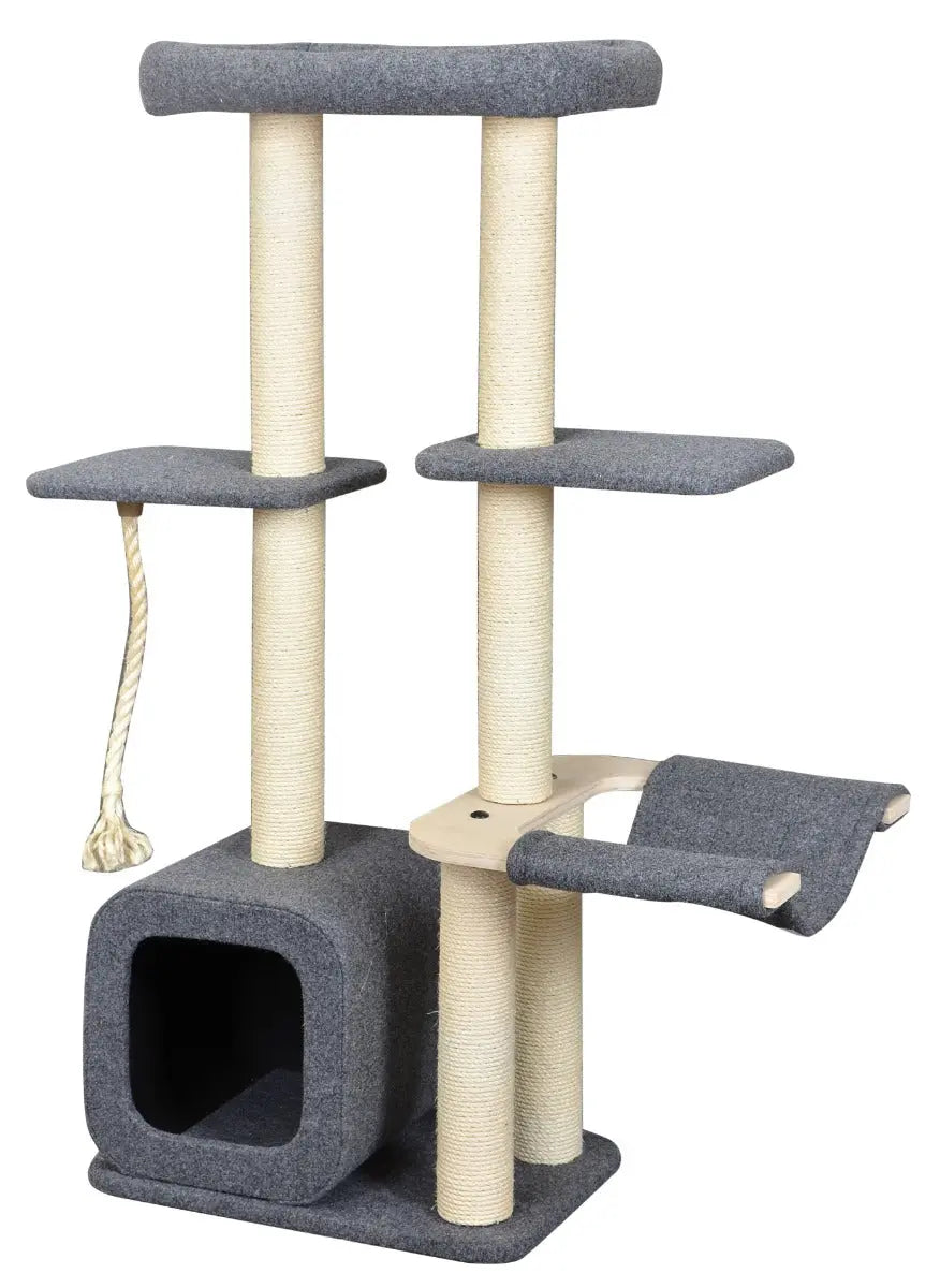 Griffoir pour chat Candy - arbre à chat - gris