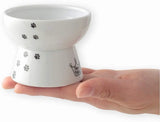 Necoichi mini voerbak kat hoog - 7,9x7,9x5,8 cm (LxBxH)