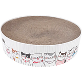 Krabmand krabmat voor katten - kattenmeubel - krabmeubel - rond - karton - SpirePets