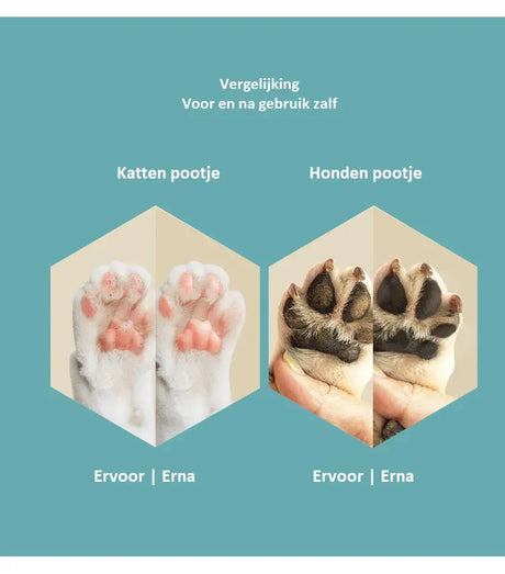 Katten en honden pootbalsem | blik 60gram paw balm | pootverzorging | opfrissen van uw huisdier | huisdieren verzorging - SpirePets